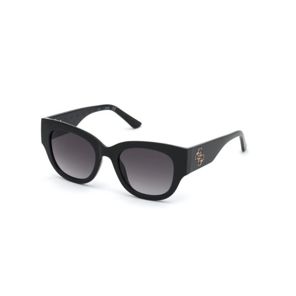 Guess Oversized Thick Frame Black Y2K Sunglasses - GU7680-01B